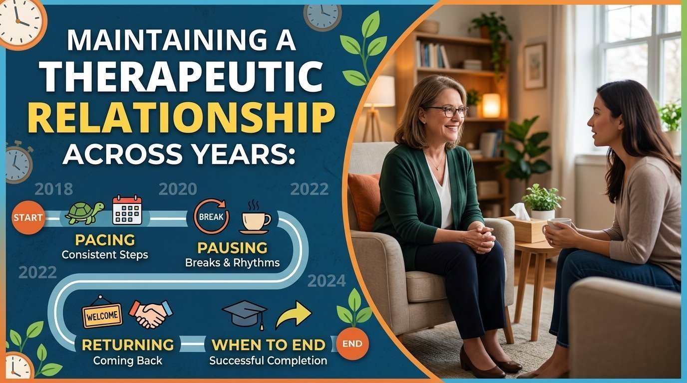 Maintaining a Therapeutic Relationship Across Years: Pacing, Pausing, Returning, and Knowing When to End