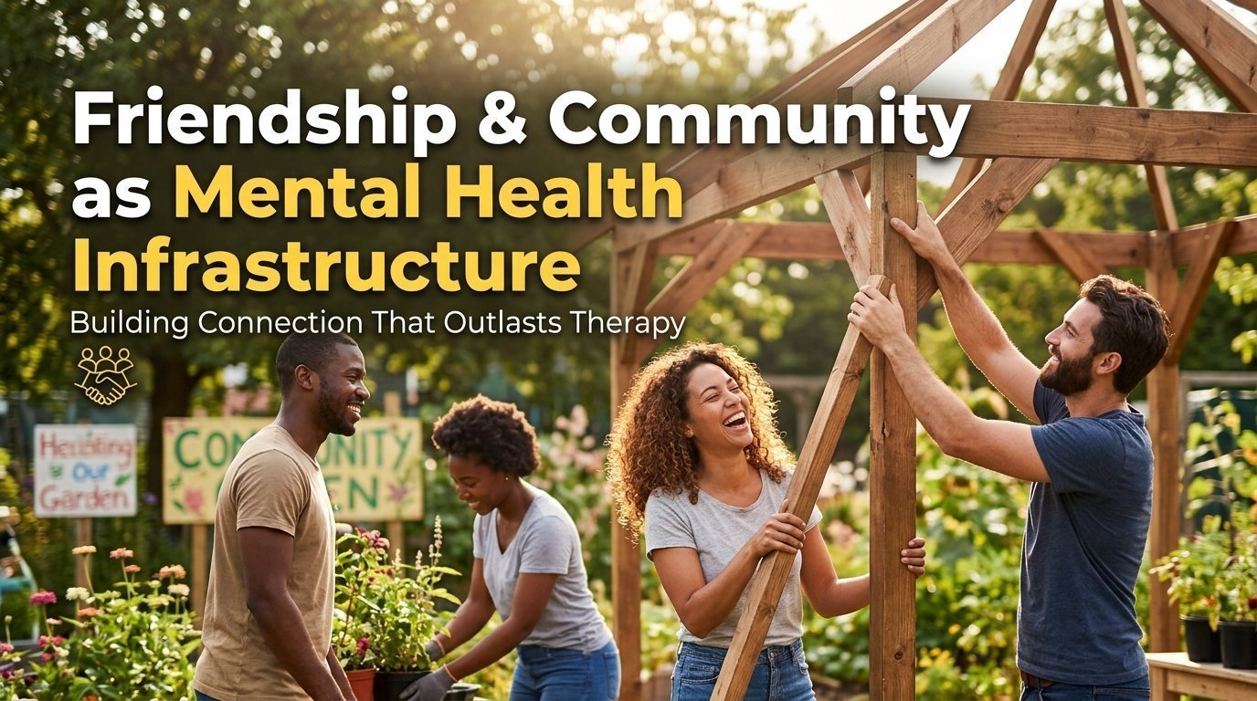Friendship and Community as Mental Health Infrastructure: Building Connection That Outlasts Therapy