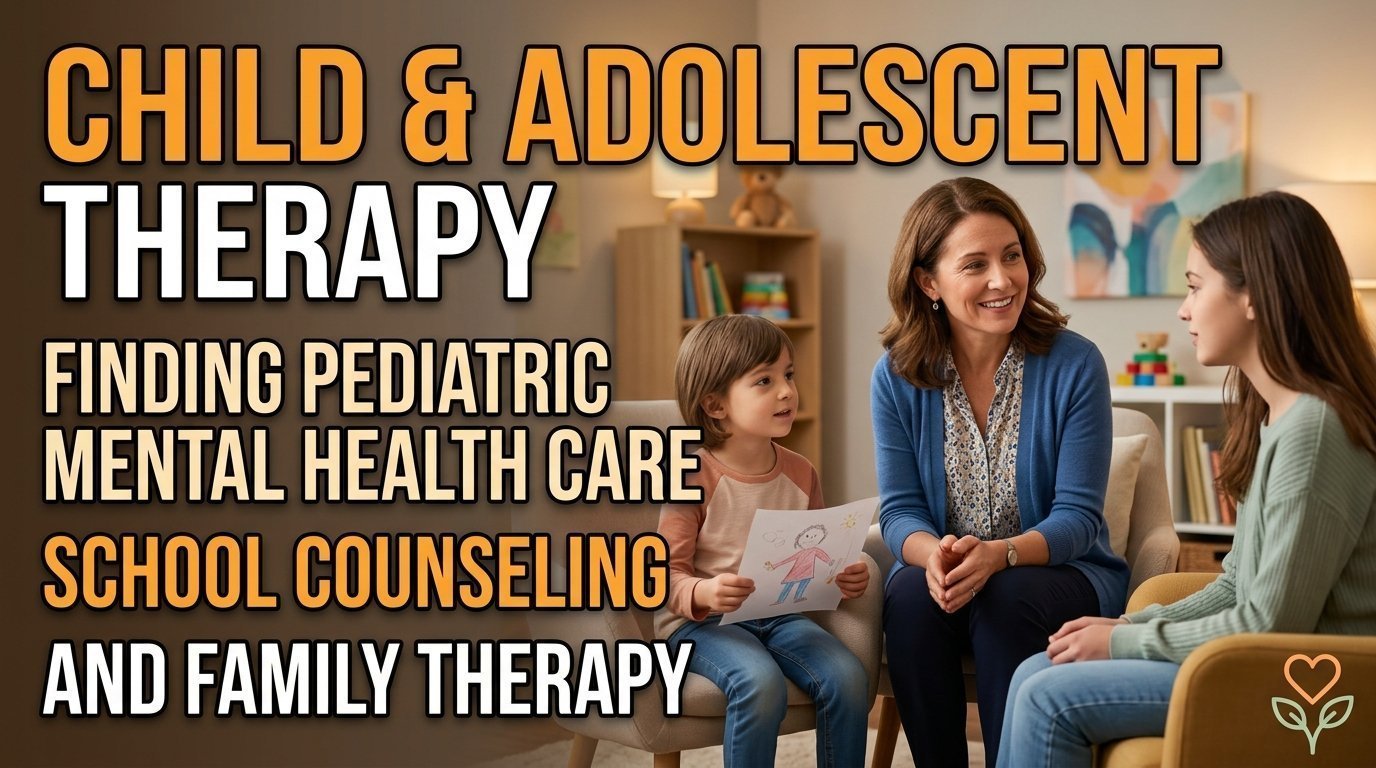 Child and Adolescent Therapy: Finding Pediatric Mental Health Care, School Counseling, and Family Therapy
