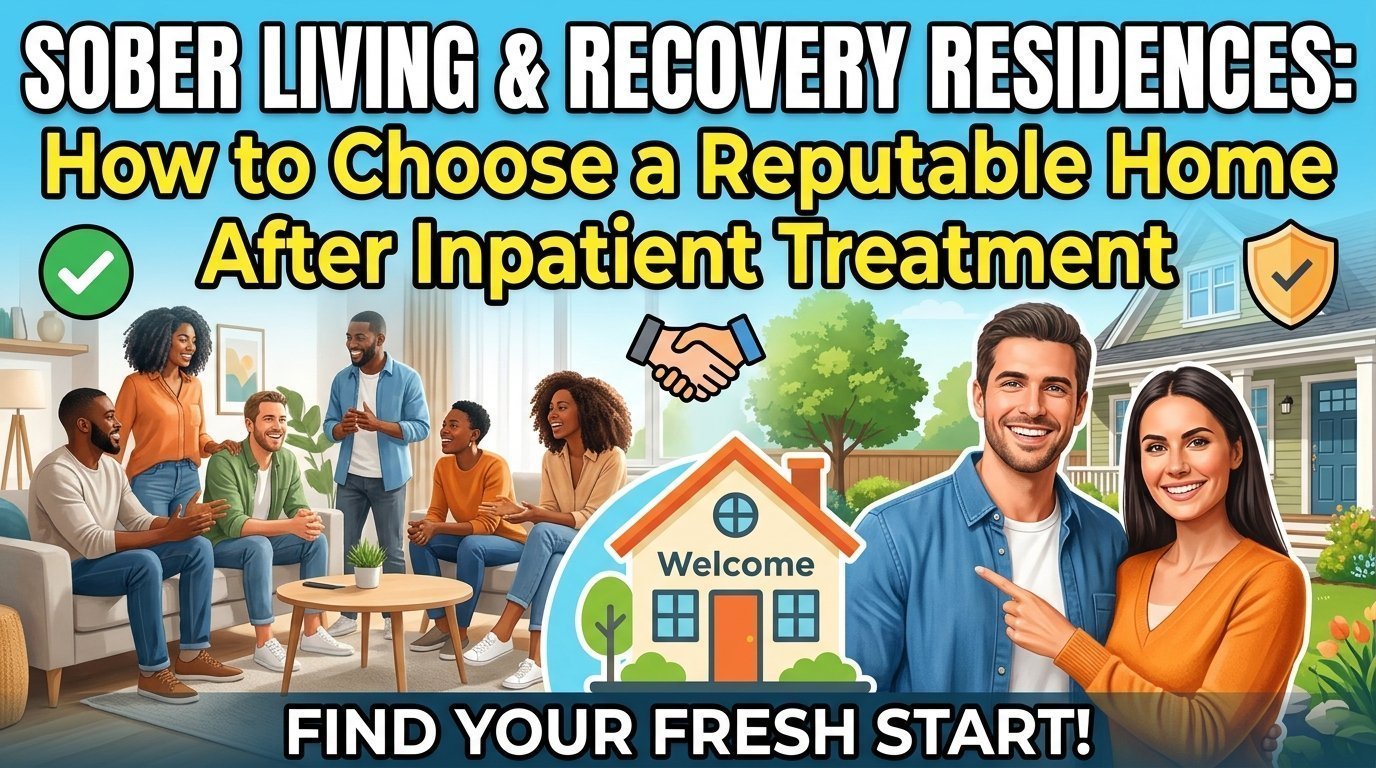 Sober Living and Recovery Residences: How to Choose a Reputable Home After Inpatient Treatment