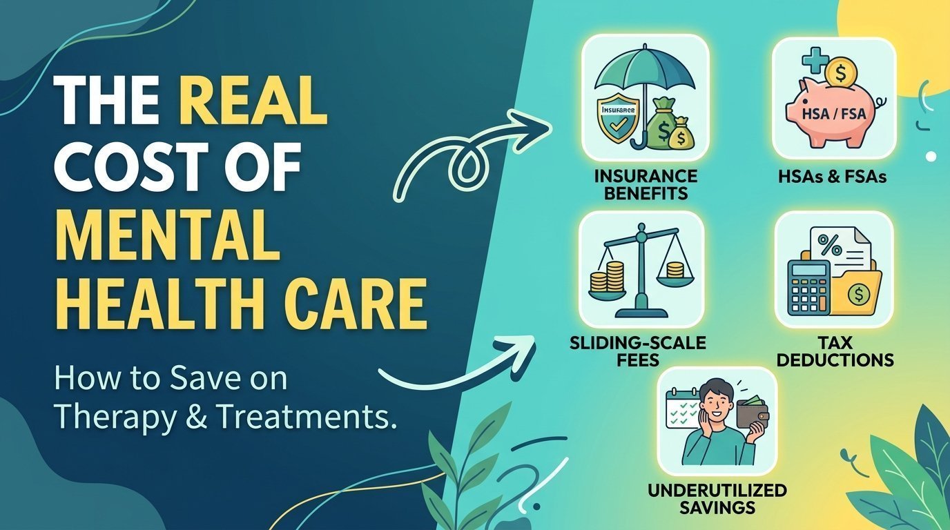 The Real Cost of Mental Health Care: Insurance Benefits, HSAs, FSAs, Sliding-Scale Fees, and Tax Deductions That Most Patients Never Use