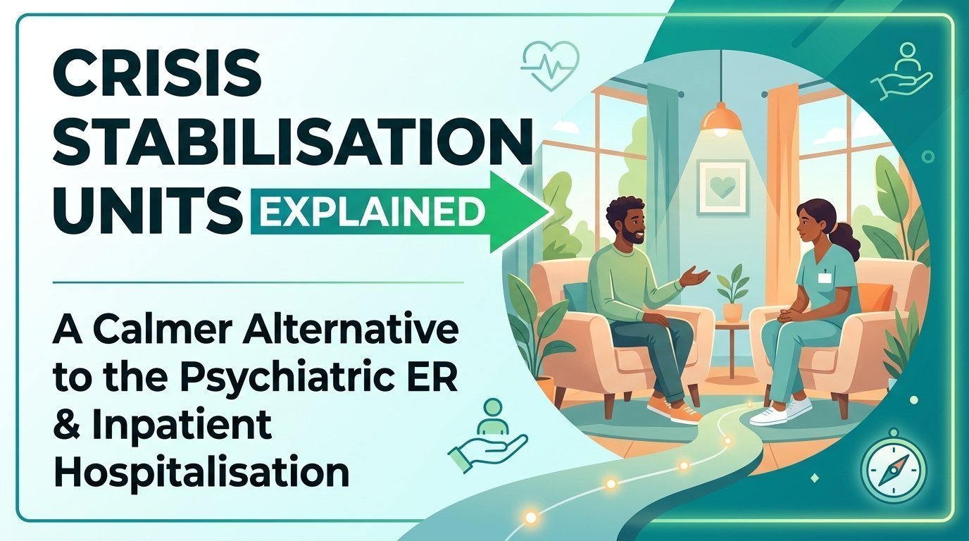 Crisis Stabilisation Units Explained: A Calmer Alternative to the Psychiatric ER and Inpatient Hospitalisation