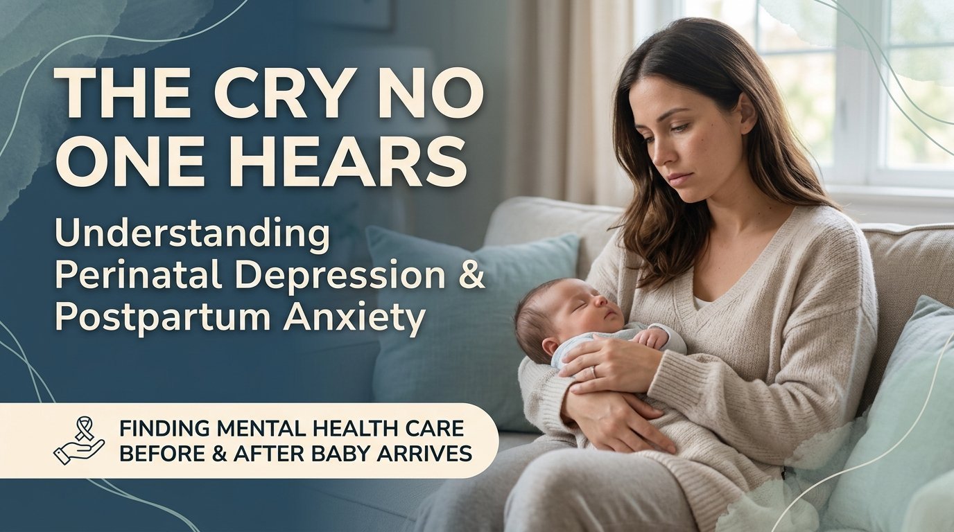 The Cry No One Hears: Understanding Perinatal Depression, Postpartum Anxiety, and Finding Mental Health Care Before and After Baby Arrives