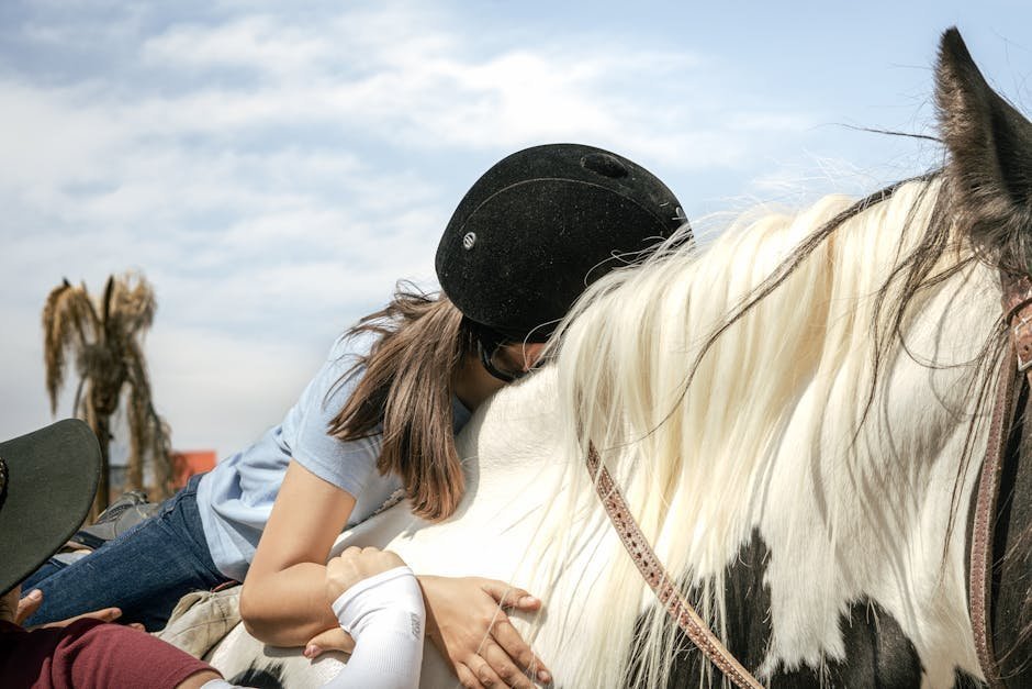 Equine therapy session at a residential treatment center