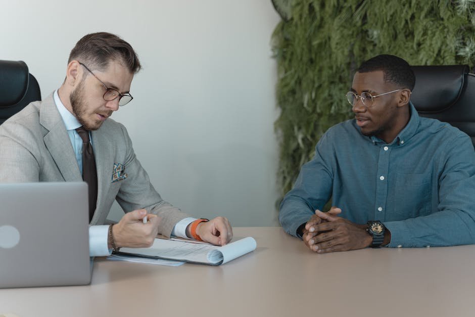 HR meeting discussing reasonable accommodations and return-to-work plan