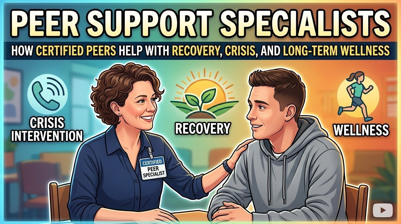Peer Support Specialists: How Certified Peers Help With Recovery, Crisis, and Long-Term Wellness